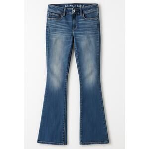 American Eagle Kick Boot Blue Jeans Women’s Size 4R Bootcut Next Level Stretch